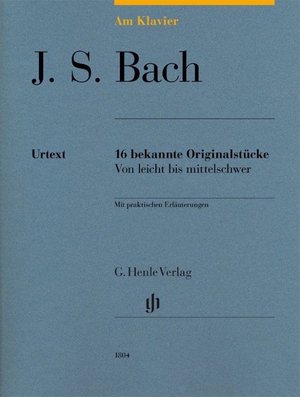 Johann Sebastian Bach - Am Klavier - 16 bekannte Originalstücke main product photo