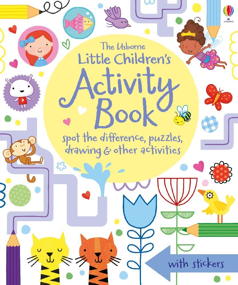 Little Children's Activity Book spot-the-difference, puzzles, drawings & other activities main product photo