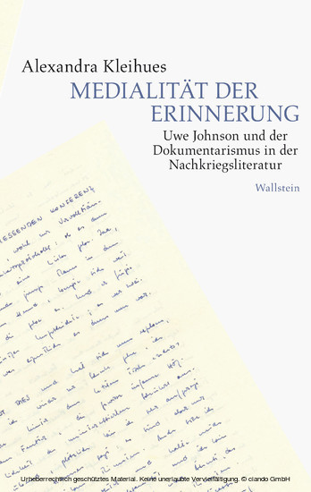 Medialität der Erinnerung main product photo