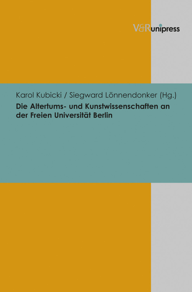 Die Altertums- und Kunstwissenschaften an der Freien Universität Berlin main product photo