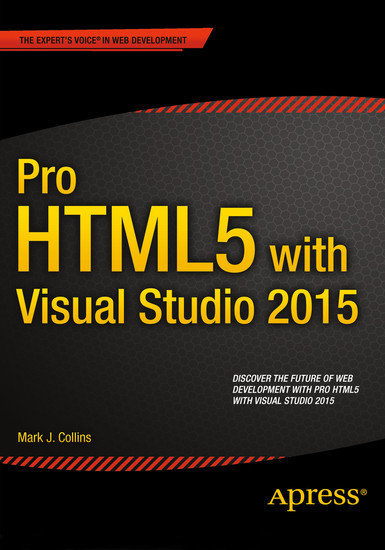 Pro HTML5 with Visual Studio 2015 main product photo
