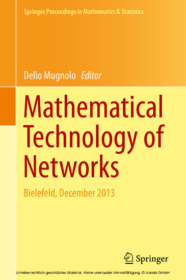 Mathematical Technology of Networks main product photo
