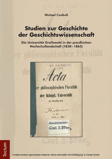 Studien zur Geschichte der Geschichtswissenschaft main product photo