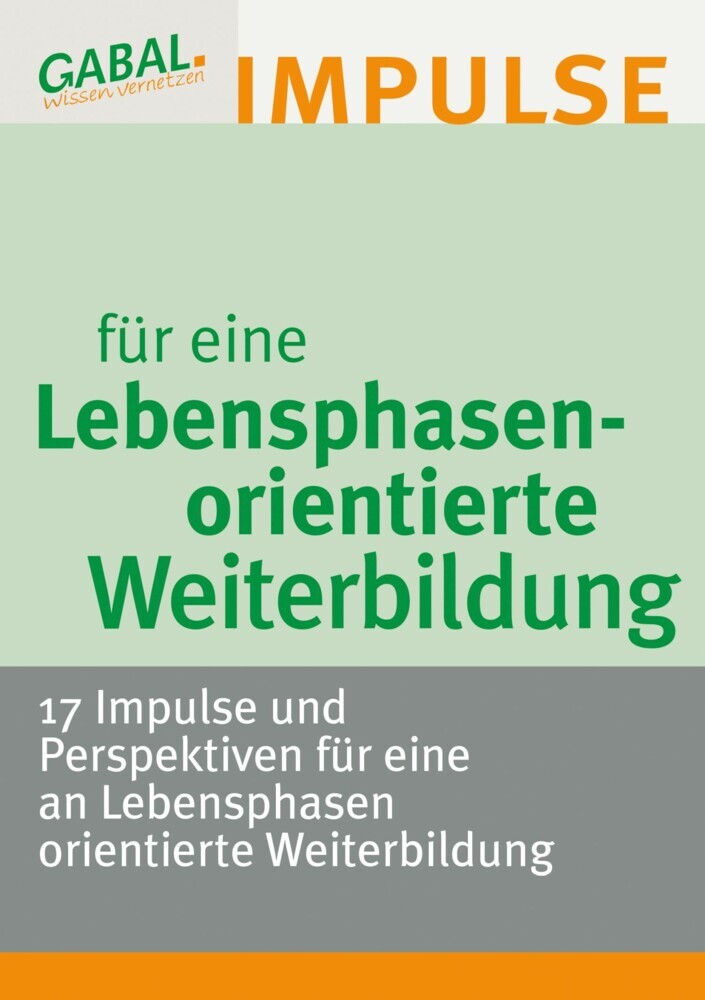 Lebensphasenorientierte Weiterbildung main product photo