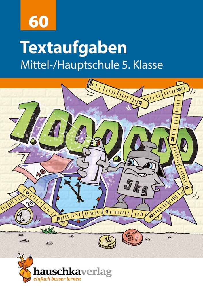 Textaufgaben Mittel-/Hauptschule 5. Klasse, A5-Heft main product photo