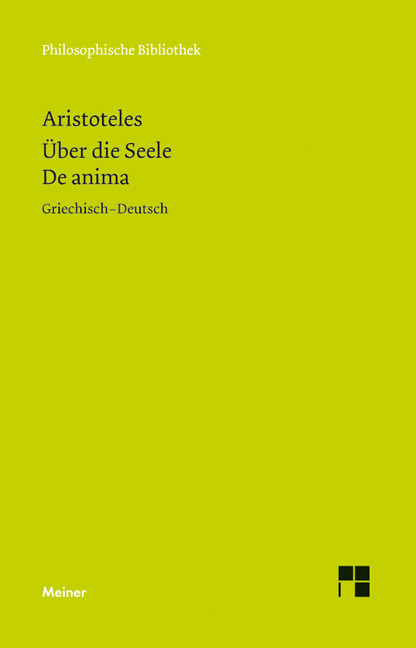Über die Seele. De anima main product photo