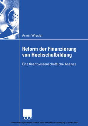 Reform der Finanzierung von Hochschulbildung