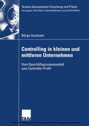 Controlling in kleinen und mittleren Unternehmen