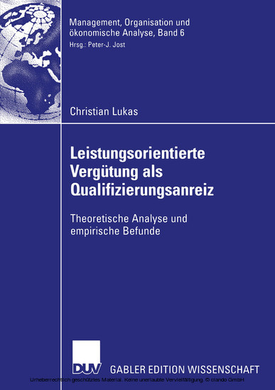 Leistungsorientierte Vergütung als Qualifizierungsanreiz main product photo