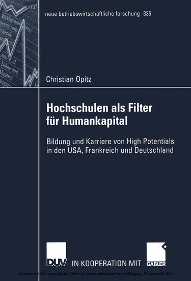 Hochschulen als Filter für Humankapital main product photo
