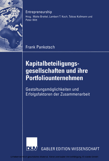 Kapitalbeteiligungsgesellschaften und ihre Portfoliounternehmen main product photo
