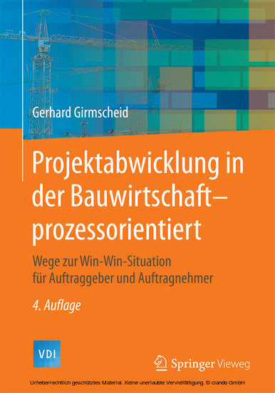 Projektabwicklung in der Bauwirtschaft-prozessorientiert main product photo