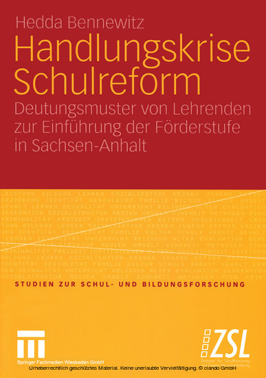 Handlungskrise Schulreform main product photo