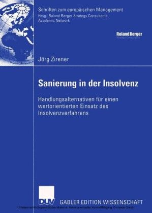 Sanierung in der Insolvenz