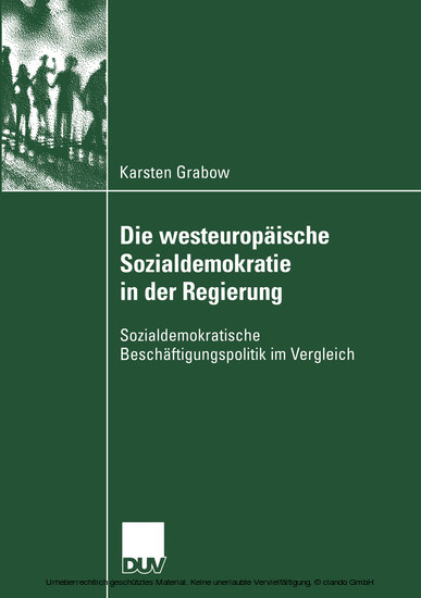 Die westeuropäische Sozialdemokratie in der Regierung main product photo