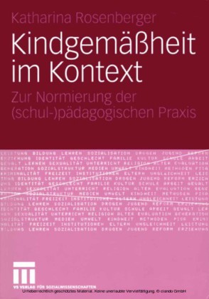 Kindgemäßheit im Kontext