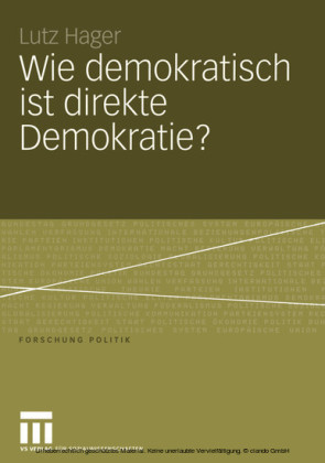 Wie demokratisch ist direkte Demokratie?