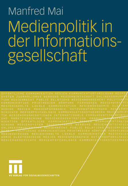 Medienpolitik in der Informationsgesellschaft main product photo