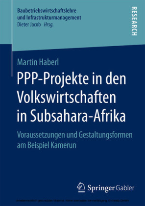 PPP-Projekte in den Volkswirtschaften in Subsahara-Afrika