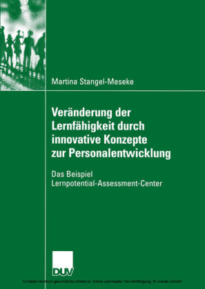 Veränderung der Lernfähigkeit durch innovative Konzepte zur Personalentwicklung