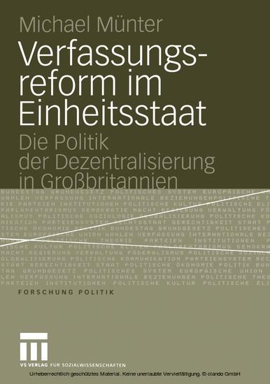 Verfassungsreform im Einheitsstaat main product photo