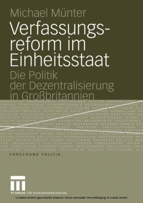 Verfassungsreform im Einheitsstaat