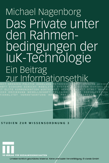 Das Private unter den Rahmenbedingungen der IuK-Technologie main product photo