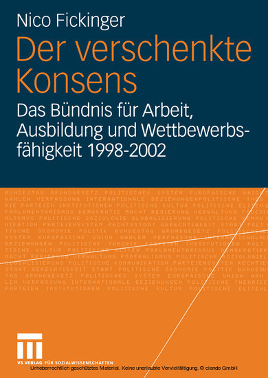 Der verschenkte Konsens main product photo