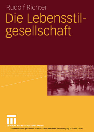 Die Lebensstilgesellschaft