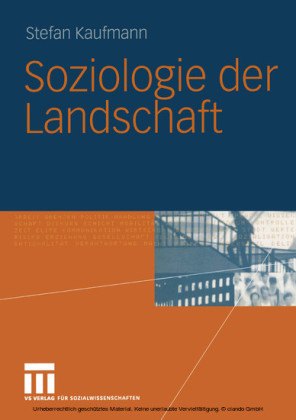 Soziologie der Landschaft
