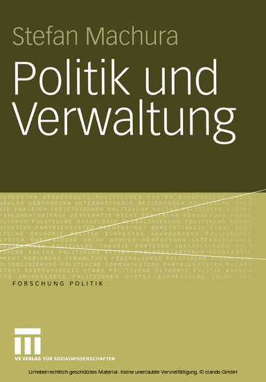 Politik und Verwaltung main product photo