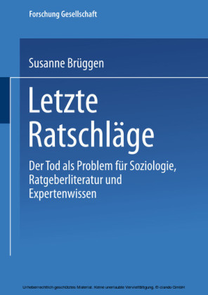 Letzte Ratschläge