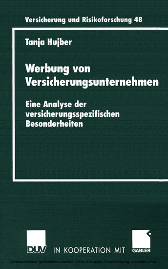 Werbung von Versicherungsunternehmen main product photo