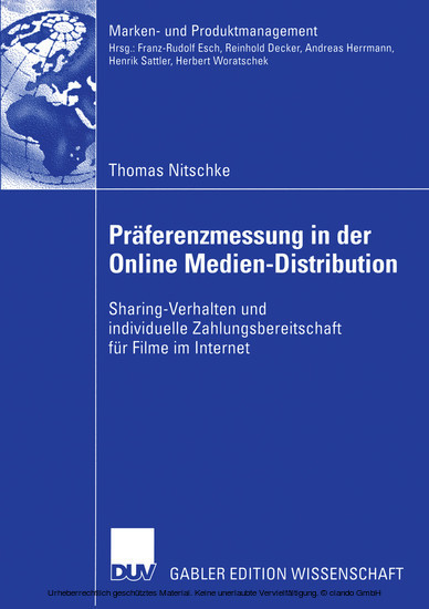 Präferenzmessung in der Online Medien-Distribution main product photo
