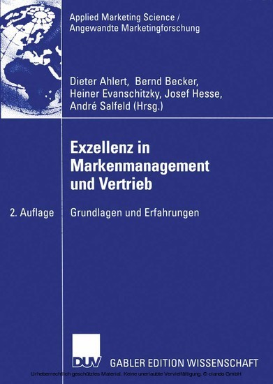 Exzellenz in Markenmanagement und Vertrieb main product photo