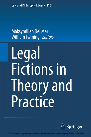 Legal Fictions in Theory and Practice main product photo