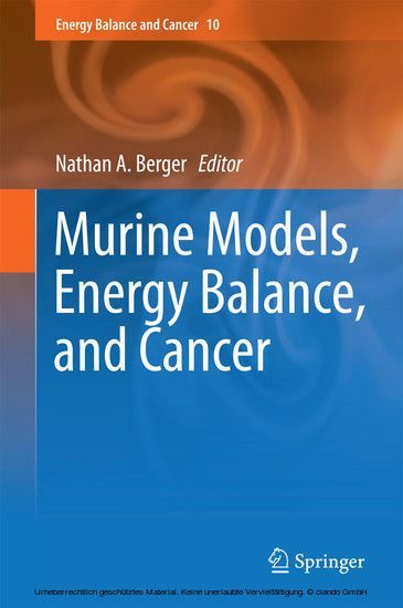 Murine Models, Energy Balance, and Cancer main product photo