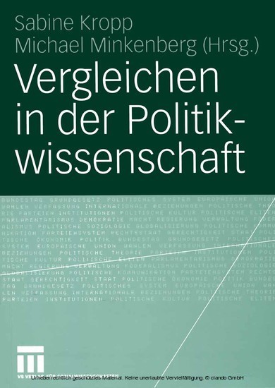 Vergleichen in der Politikwissenschaft main product photo