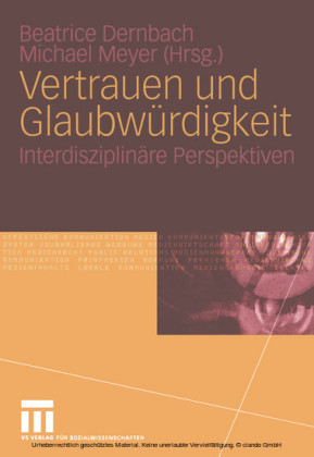 Vertrauen und Glaubwürdigkeit