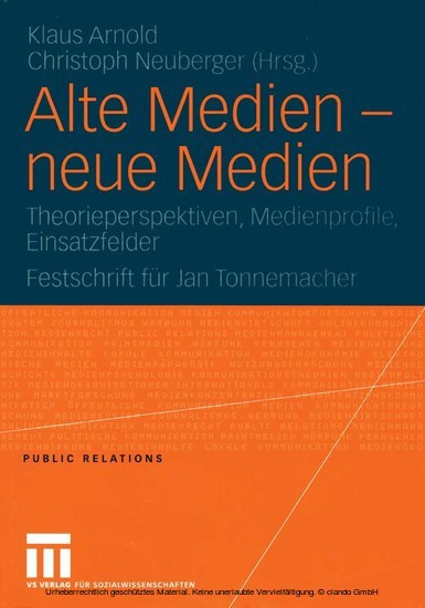Alte Medien - neue Medien main product photo