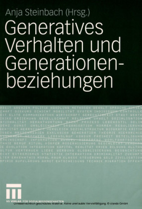 Generatives Verhalten und Generationenbeziehungen