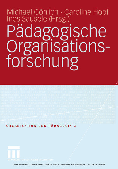 Pädagogische Organisationsforschung main product photo