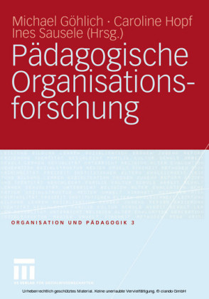 Pädagogische Organisationsforschung