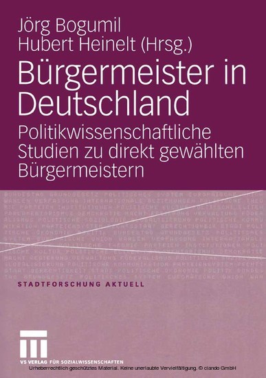 Bürgermeister in Deutschland main product photo