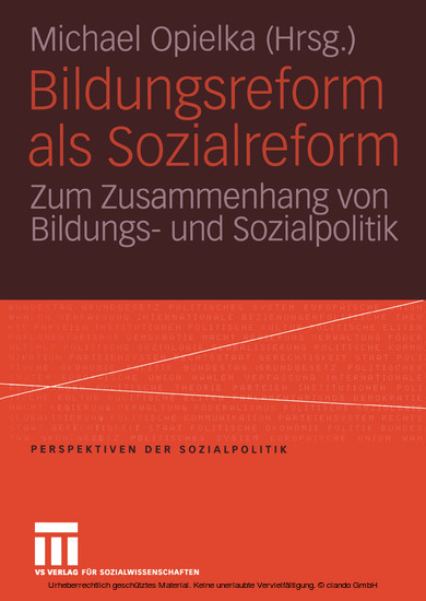 Bildungsreform als Sozialreform main product photo