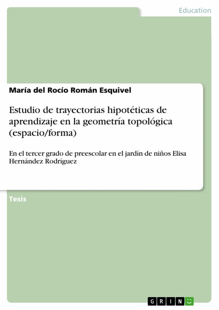 Estudio de trayectorias hipotéticas de aprendizaje en la geometría topológica (espacio/forma) main product photo