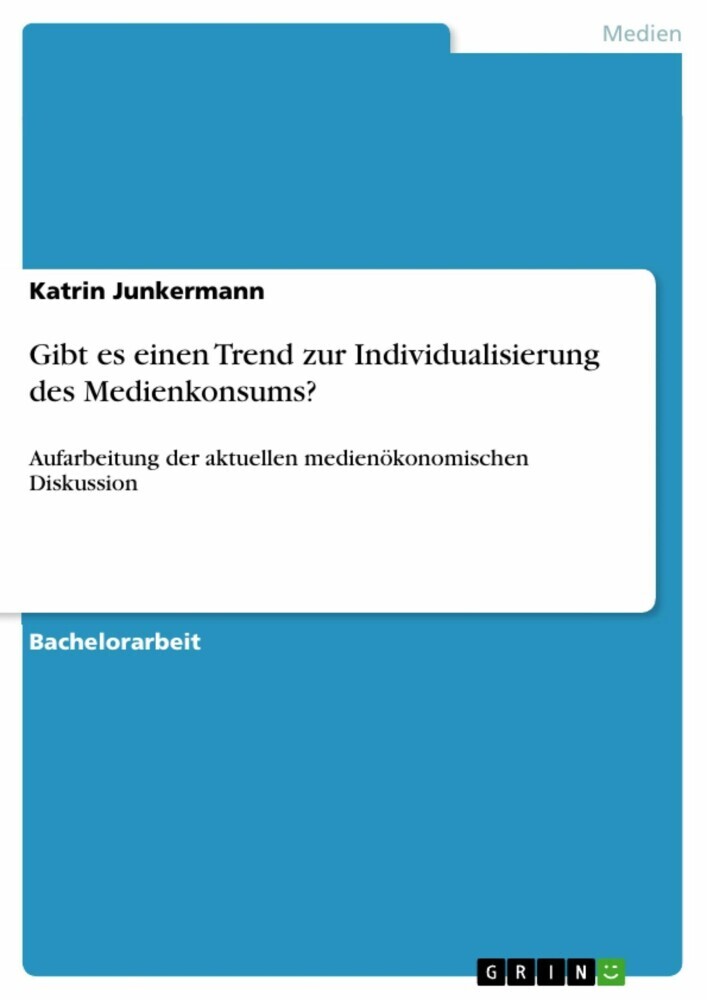 Gibt es einen Trend zur Individualisierung des Medienkonsums? main product photo