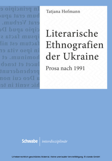 Literarische Ethnografien der Ukraine main product photo