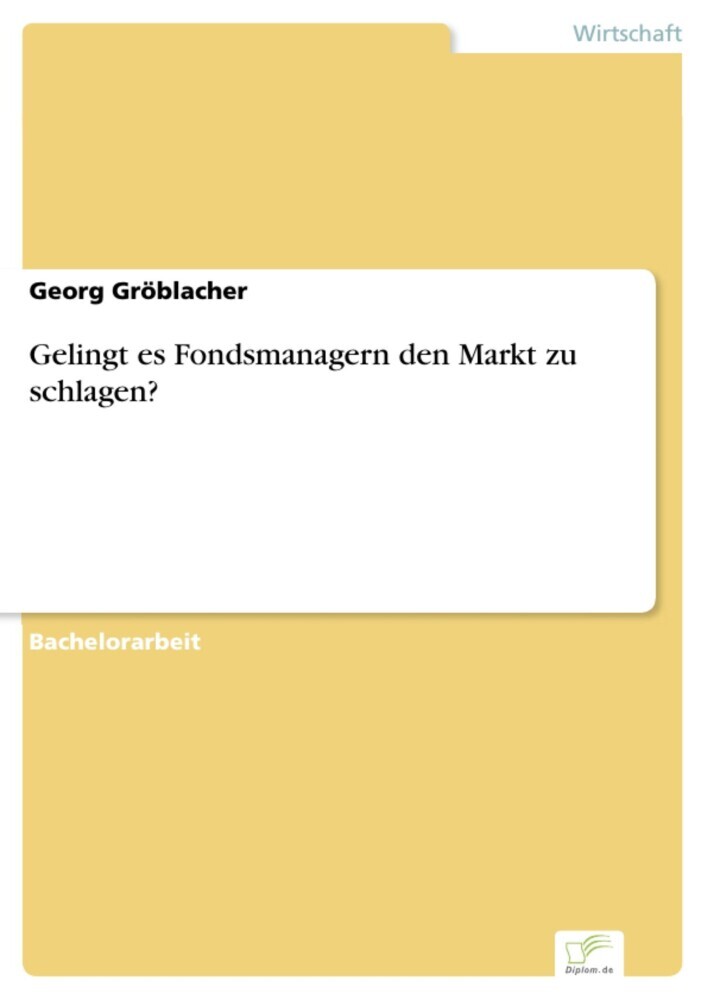 Gelingt es Fondsmanagern den Markt zu schlagen? main product photo