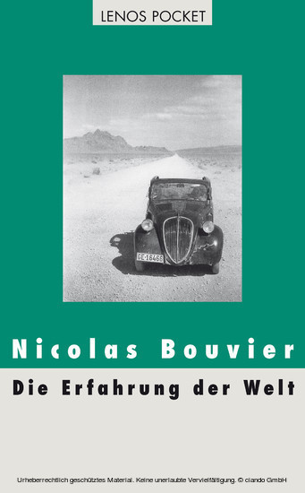 Die Erfahrung der Welt main product photo